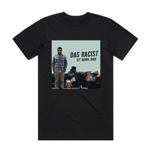 Das Racist Sit Down Man Album Cover T-Shirt Black