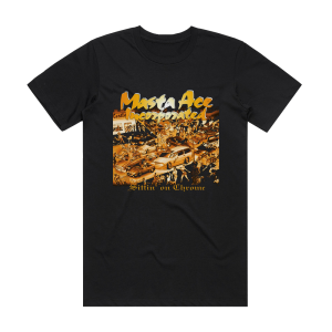 Masta Ace Incorporated Sittin On Chrome Album Cover T-Shirt Black