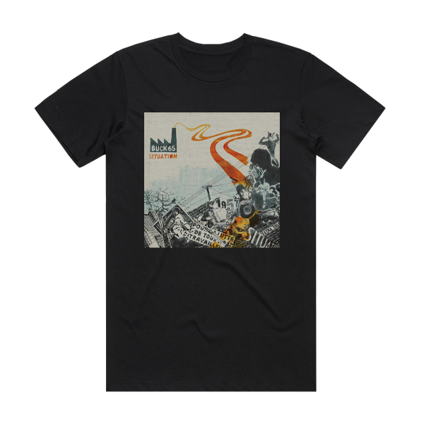 Buck 65 Situation Album Cover T-Shirt Black