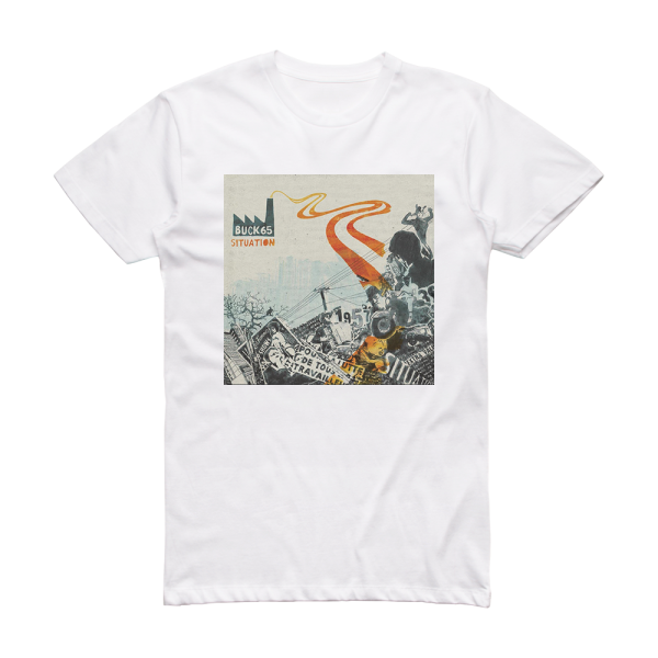 Buck 65 Situation Album Cover T-Shirt White