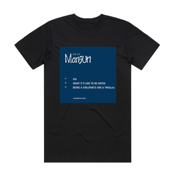 Mansun Six 2 Album Cover T-Shirt Black