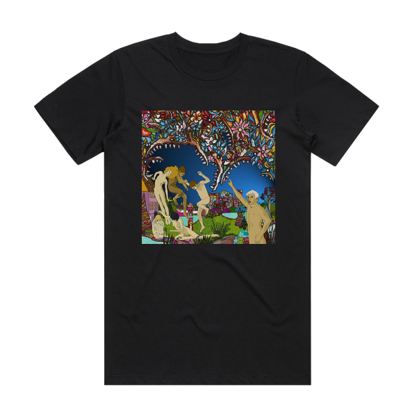of Montreal Skeletal Lamping Album Cover T-Shirt Black