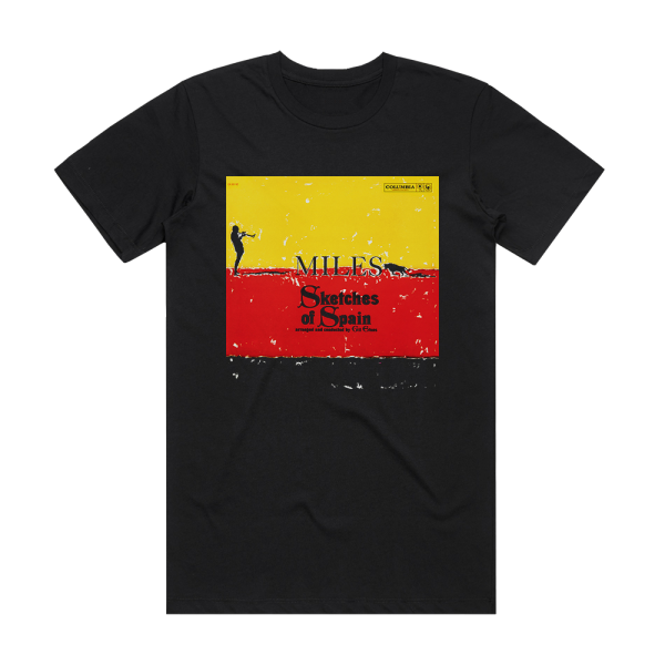 Miles Davis Sketches Of Spain 1 Album Cover T-Shirt Black