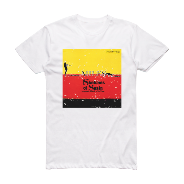 Miles Davis Sketches Of Spain 1 Album Cover T-Shirt White