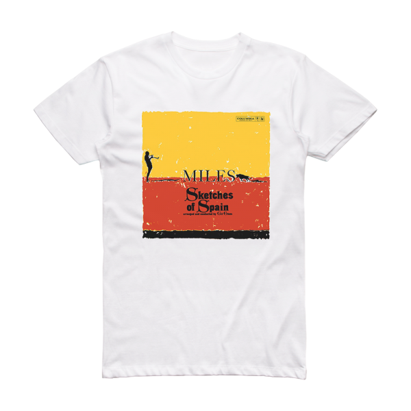 Miles Davis Sketches Of Spain 2 Album Cover T-Shirt White