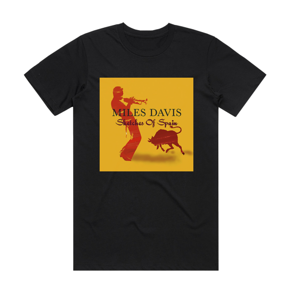 Miles Davis Sketches Of Spain 4 Album Cover T-Shirt Black