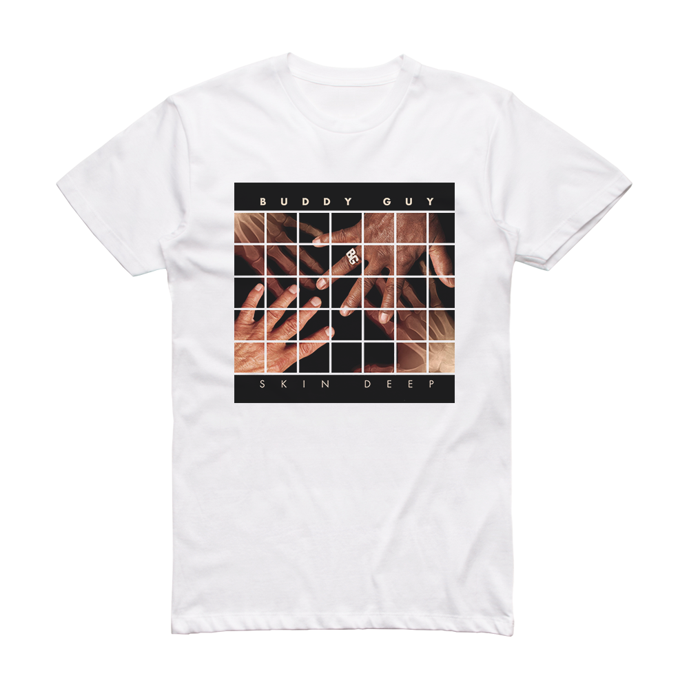 Buddy Guy Skin Deep Album Cover T-Shirt White – ALBUM COVER T-SHIRTS