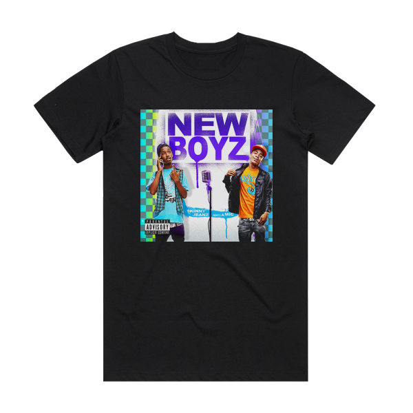 New Boyz Skinny Jeanz And A Mic Album Cover T-Shirt Black