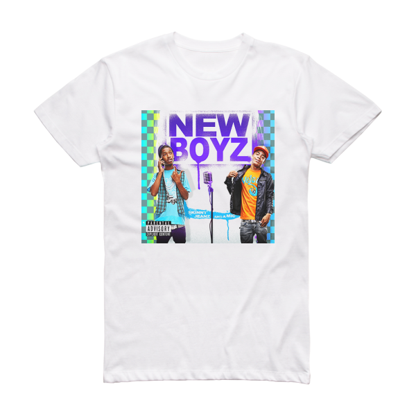 New Boyz Skinny Jeanz And A Mic Album Cover T-Shirt White