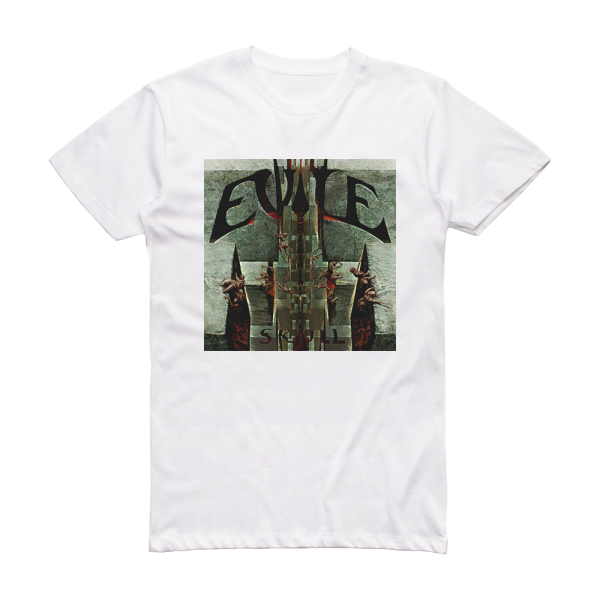 Evile Skull Album Cover T-Shirt White