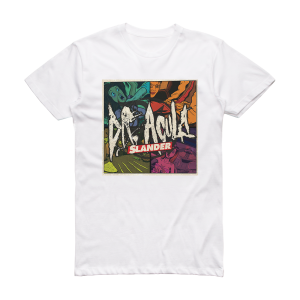 Dr Acula Slander Album Cover T-Shirt White