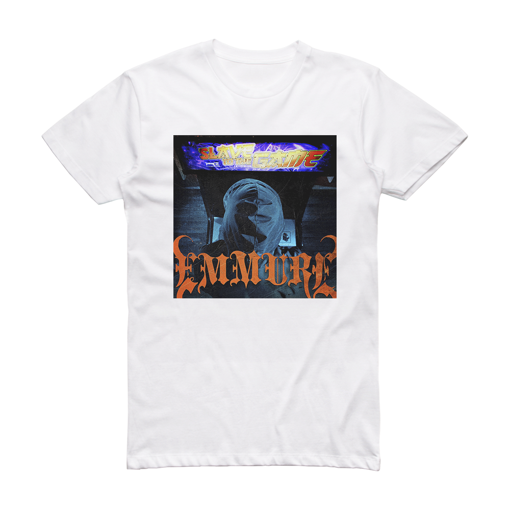 Emmure Slave To The Game Album Cover T-Shirt White – ALBUM COVER T-SHIRTS