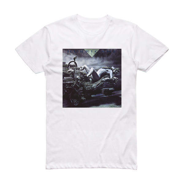 Hurricane Slave To The Thrill 2 Album Cover T-Shirt White