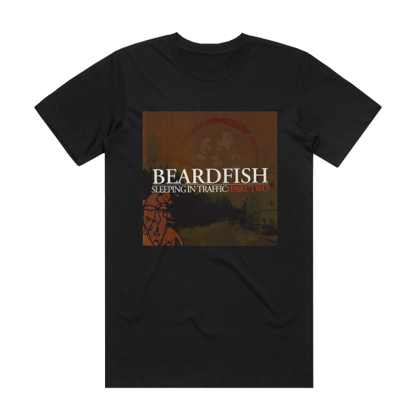 Beardfish Sleeping In Traffic Part Two Album Cover T-Shirt Black