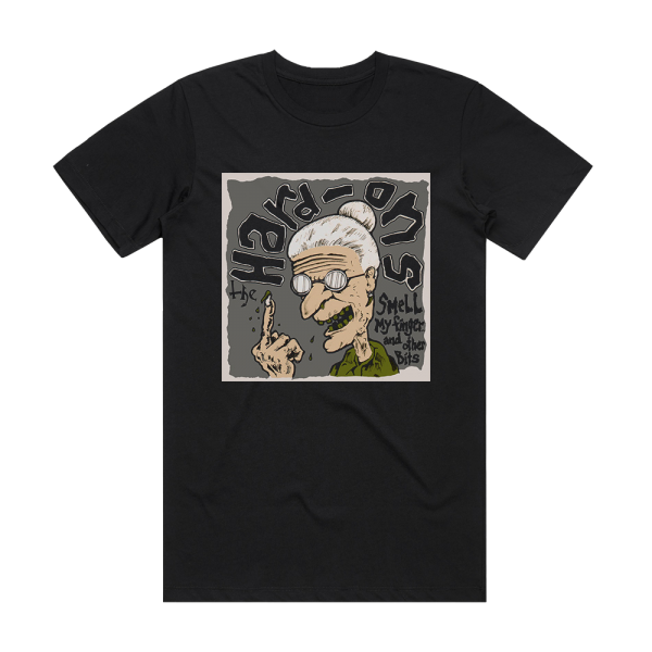 Hard‐Ons Smell My Finger Album Cover T-Shirt Black