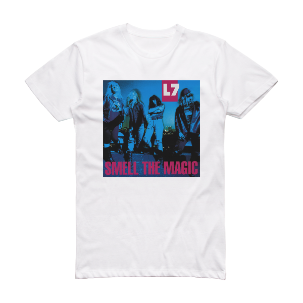 L7 Smell The Magic 1 Album Cover T-Shirt White