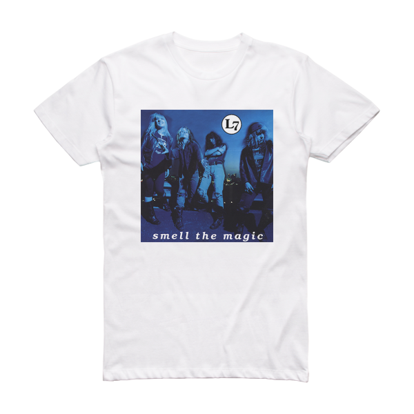 L7 Smell The Magic 2 Album Cover T-Shirt White