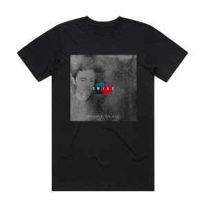 Mikky Ekko Smile Album Cover T-Shirt Black