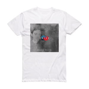 Mikky Ekko Smile Album Cover T-Shirt White