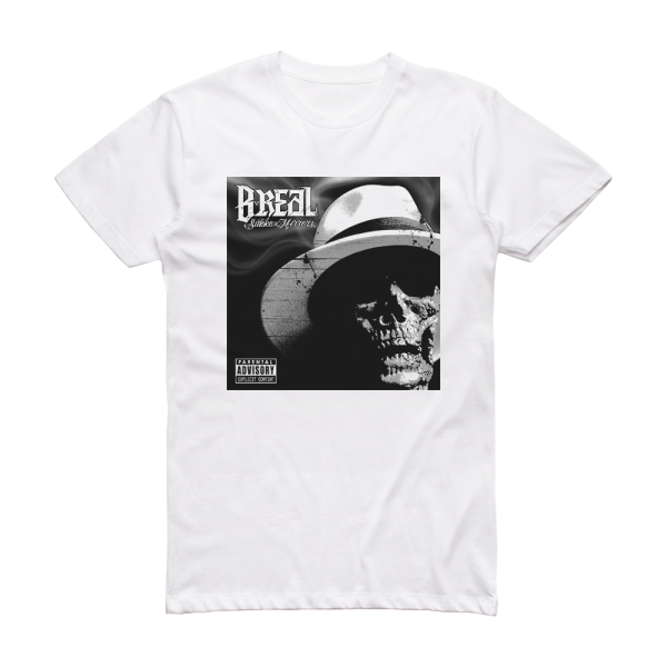 B-Real Smoke N Mirrors Album Cover T-Shirt White