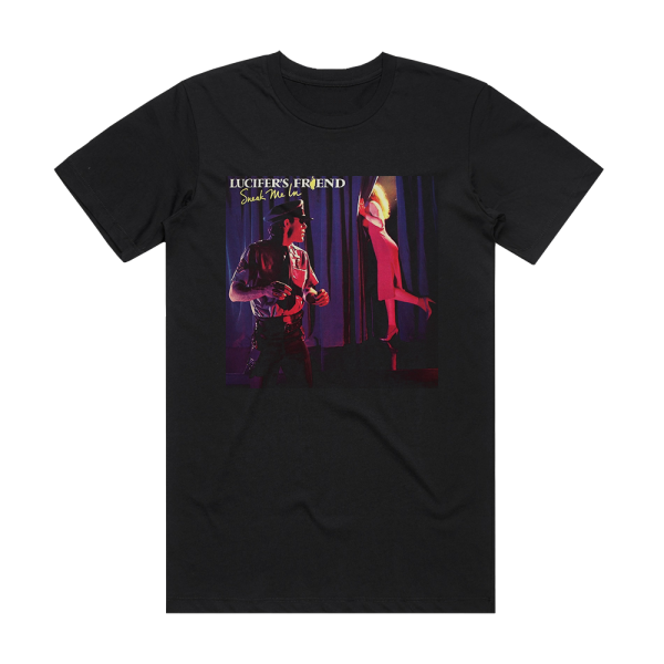 Lucifers Friend Sneak Me In Album Cover T-Shirt Black