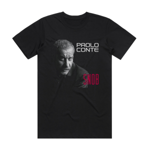 Paolo Conte Snob Album Cover T-Shirt Black