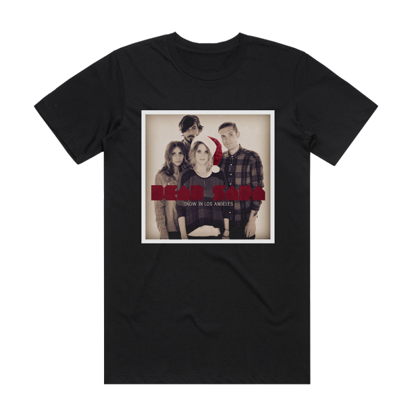 Dead Sara Snow In Los Angeles Album Cover T-Shirt Black