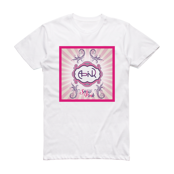 APink Snow Pink 1 Album Cover T-Shirt White