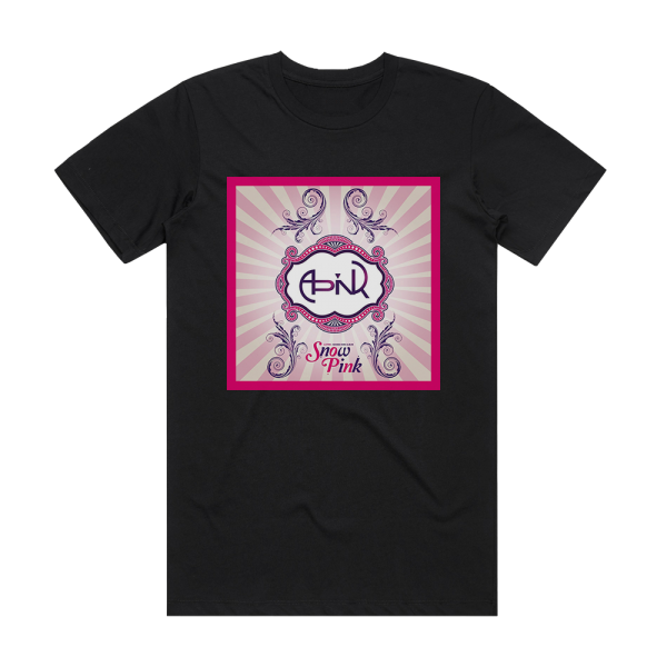APink Snow Pink 2 Album Cover T-Shirt Black