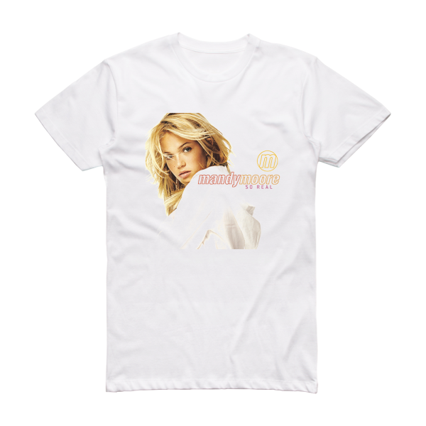 Mandy Moore So Real Album Cover T-Shirt White