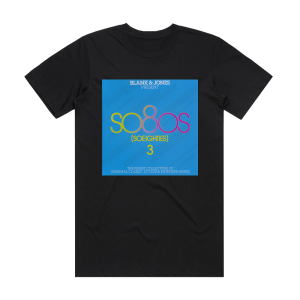 Blank and Jones So80S 3 Album Cover T-Shirt Black