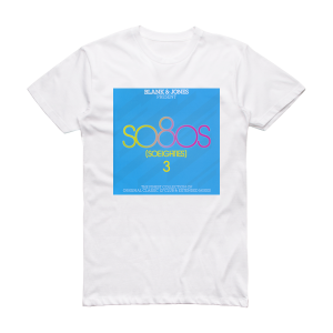 Blank and Jones So80S 3 Album Cover T-Shirt White