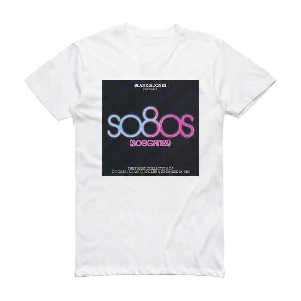 Blank and Jones So80S Album Cover T-Shirt White