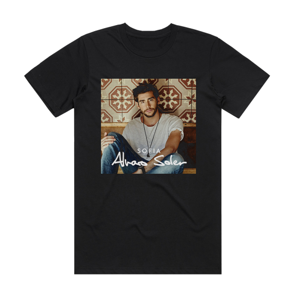 Alvaro Soler Sofia Album Cover T-Shirt Black