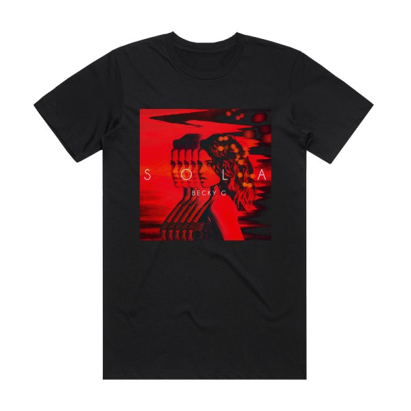 Becky G Sola Album Cover T-Shirt Black