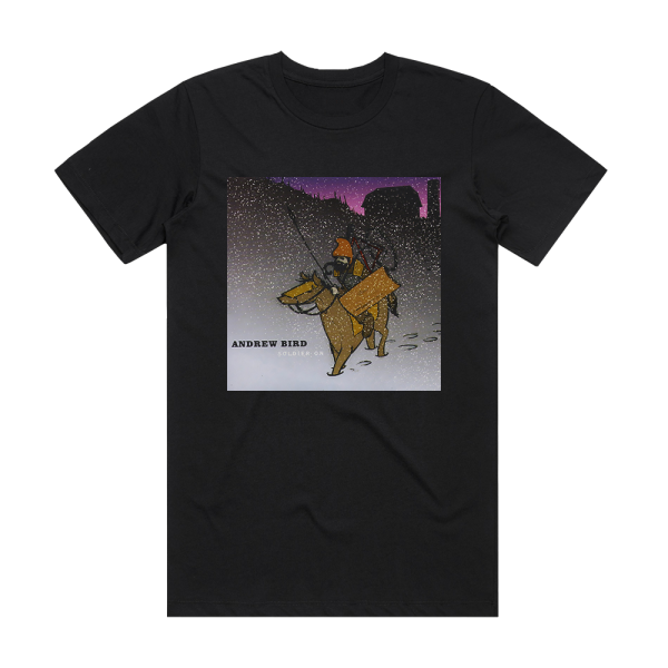 Andrew Bird Soldier On Album Cover T-Shirt Black