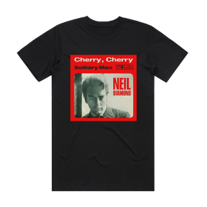 Neil Diamond Solitary Man Album Cover T-Shirt Black
