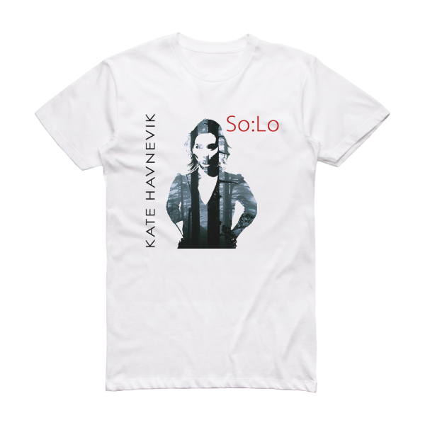 Kate Havnevik Solo Album Cover T-Shirt White