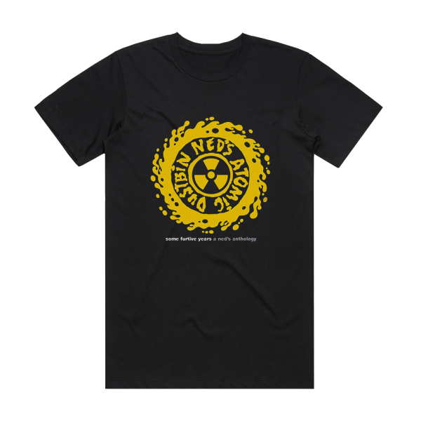 Neds Atomic Dustbin Some Furtive Years A Neds Anthology Album Cover T-Shirt Black