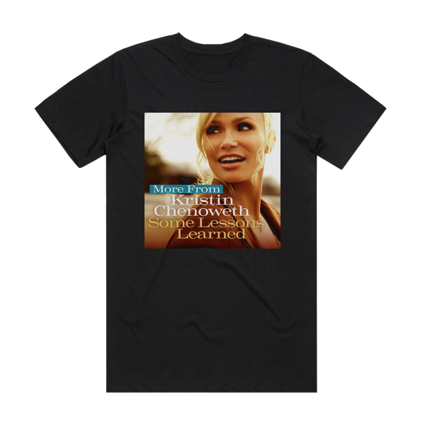 Kristin Chenoweth Some Lessons Learned Album Cover T-Shirt Black