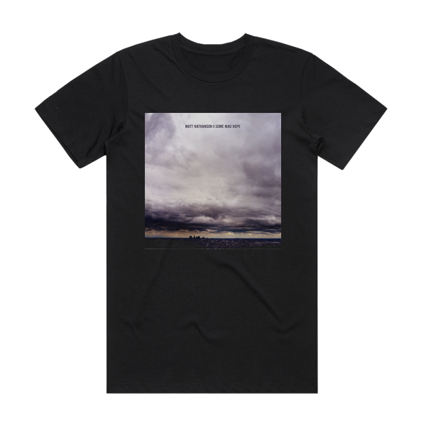 Matt Nathanson Some Mad Hope Album Cover T-Shirt Black