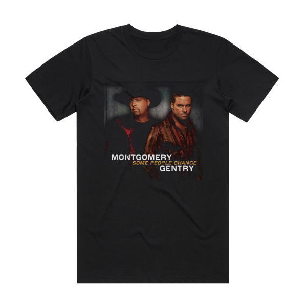 Montgomery Gentry Some People Change Album Cover T-Shirt Black