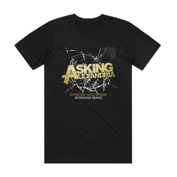 Asking Alexandria Someone Somewhere Popkong Remix Album Cover T-Shirt Black