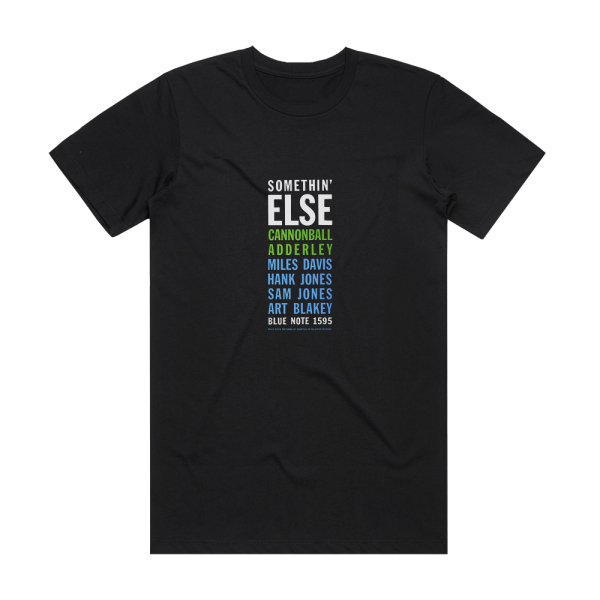 Cannonball Adderley Somethin Else Album Cover T-Shirt Black