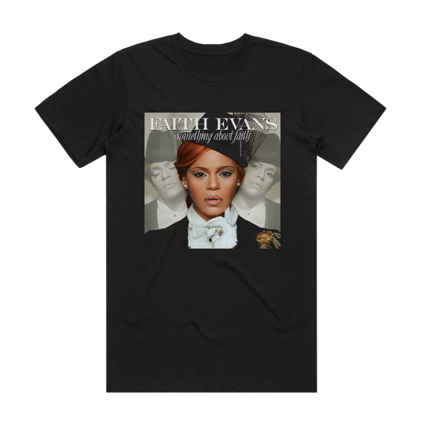 Faith Evans Something About Faith Album Cover T-Shirt Black
