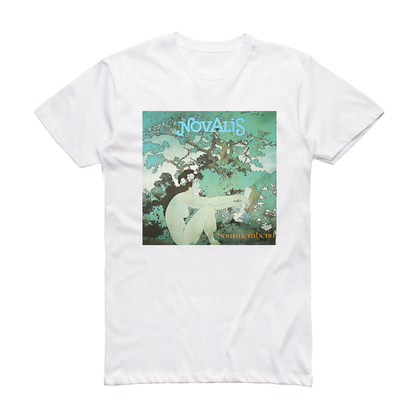 Novalis Sommerabend Album Cover T-Shirt White