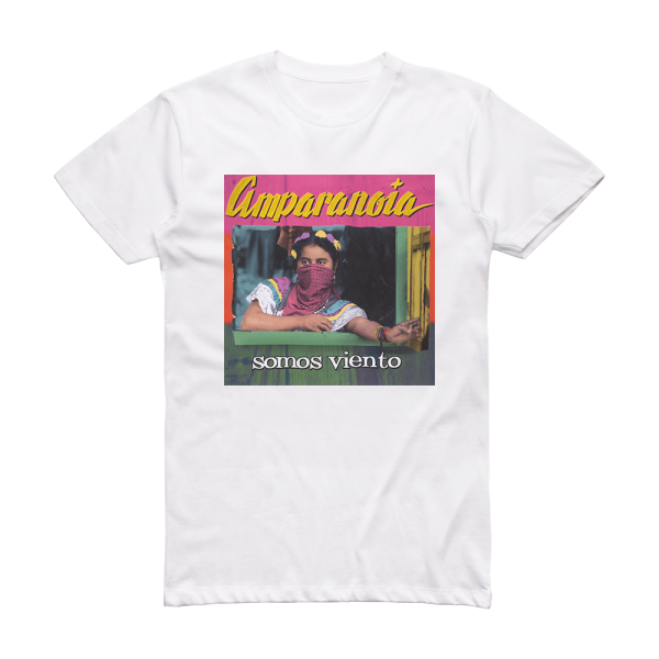 Amparanoia Somos Viento Album Cover T-Shirt White