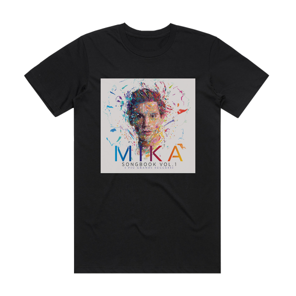 Mika Songbook Volume 1 Album Cover T-Shirt Black