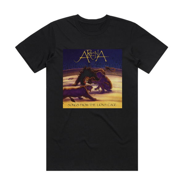 Arena Songs From The Lions Cage Album Cover T-Shirt Black