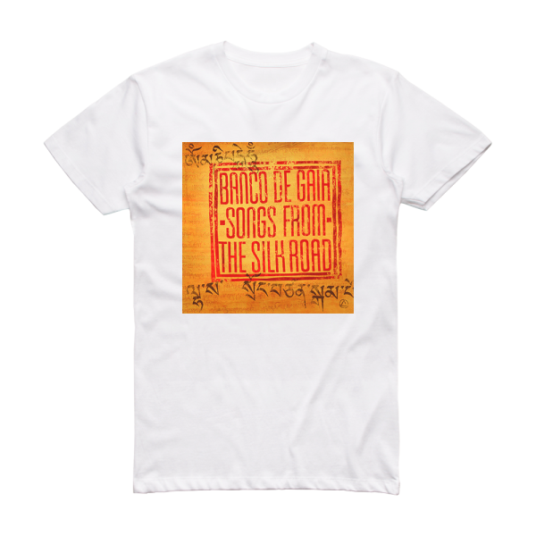 Banco de Gaia Songs From The Silk Road Album Cover T-Shirt White